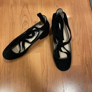 Steve Madden Williams Black Suede lace up shoe